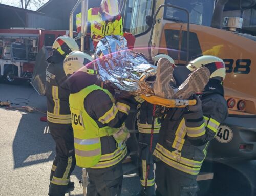 Mitwirkung beim Übungstag der Rotkreuzabteilung Bregenzerwald
